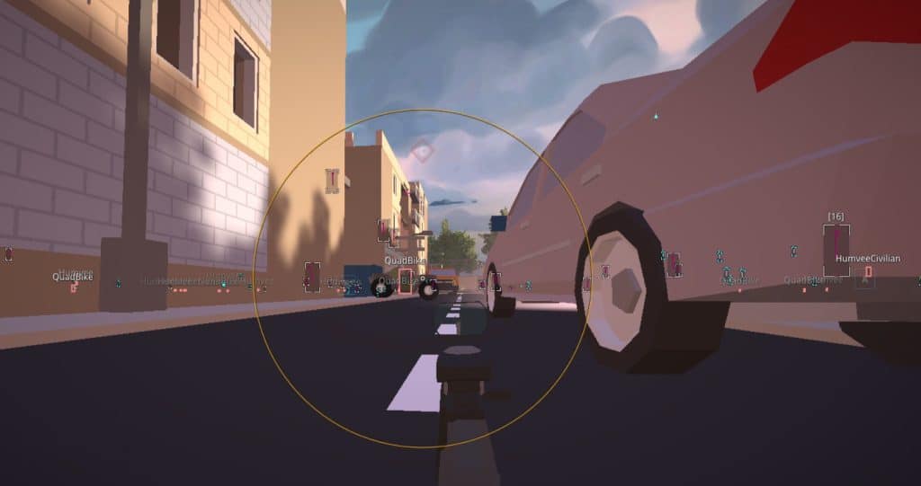 BattleBit Hacks ⚡ Undetected Aimbot, ESP & Radar (2026) BattleBit ESP Wallhack visualizing enemy skeletons through buildings