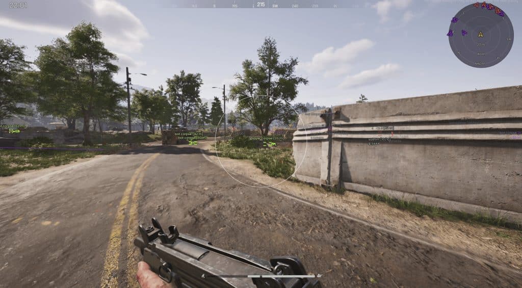 Arena Breakout Infinite Hacks & Cheats with Aimbot & ESP Arena Breakout Infinite ESP showing gold lion and high-tier loot