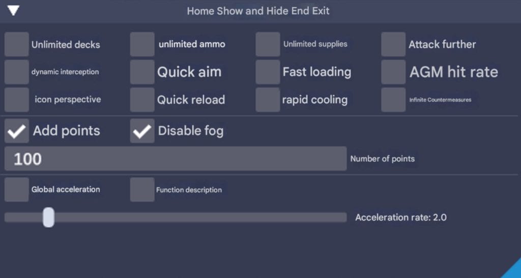 Broken Arrow Cheats and Hacks (Undetected 2026) Broken Arrow cheats main menu interface with ESP enabled