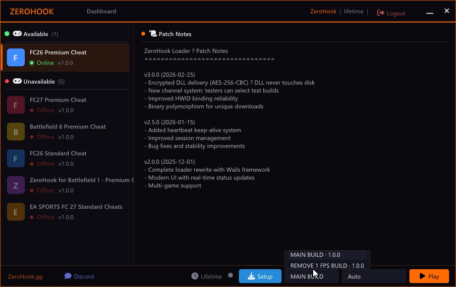 EA FC 27 Hacks & Cheats - Undetected AutoWin, FUT & More EA FC 27 Cheats loader with instructions to help you inject it safely.